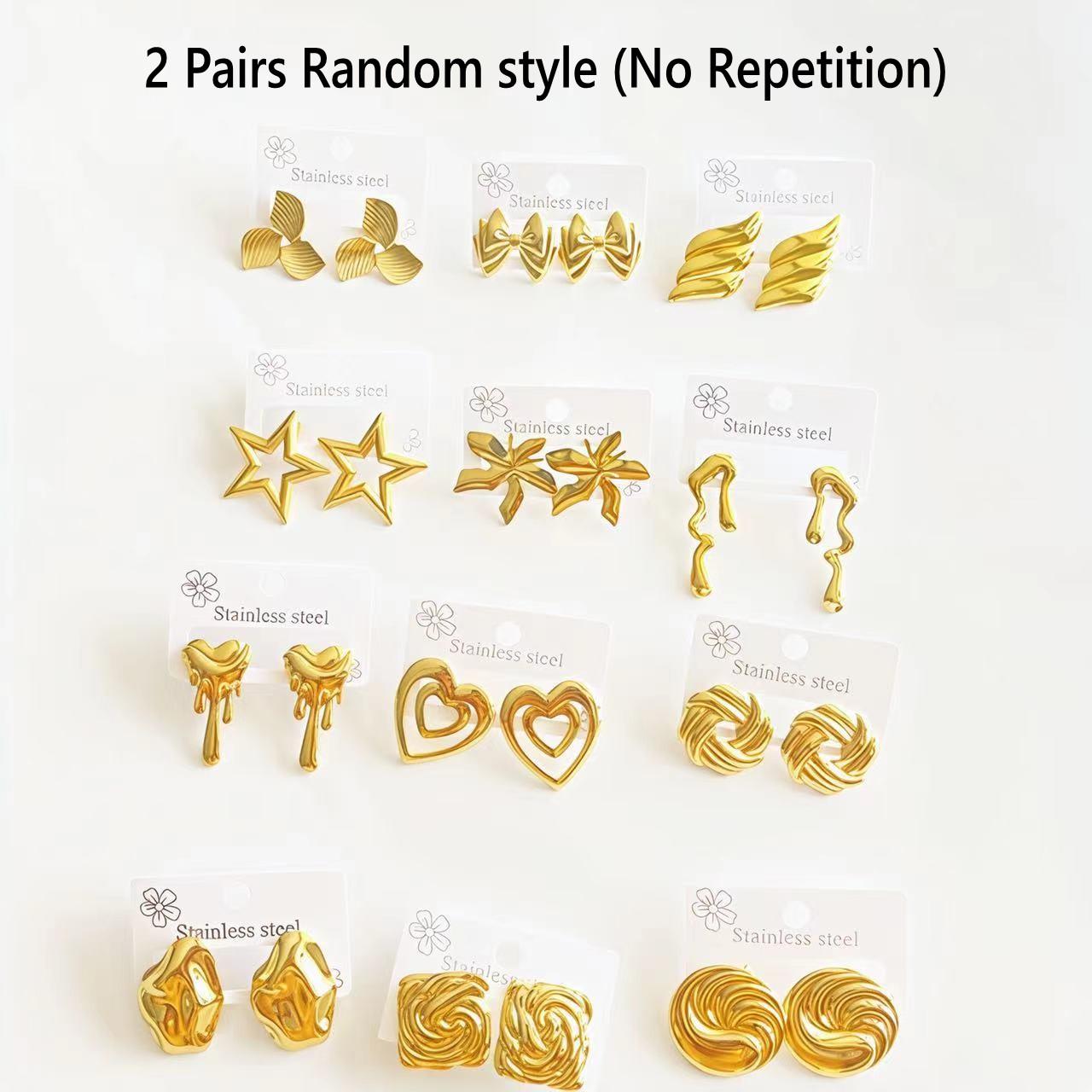 

Классические многостильные винтажные серьги-капли, листья, серьги-гвоздики для женщин, нерегулярный геометрический плетеный витой дизайн, ювелирные изделия