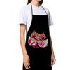 1 Pcs Nail Art Printing Beauty Kitchen Women Apron Household Cleaning Pinafore Salon Home Cooking Baking Manicure Work Clothes