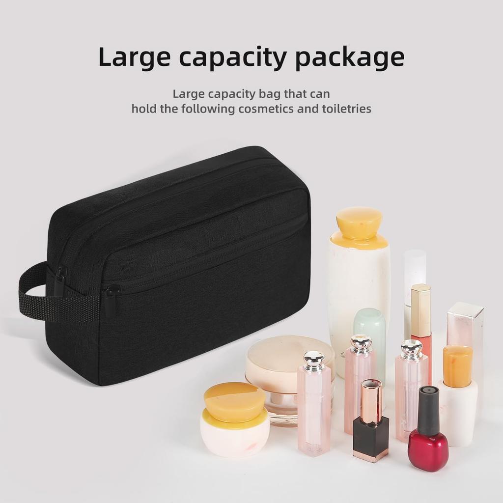 Travel Toiletry Bag Toiletry Bag Ladies Men Hanging Cosmetic Bag Travel Accessories for Men and Women, Black, Modern
