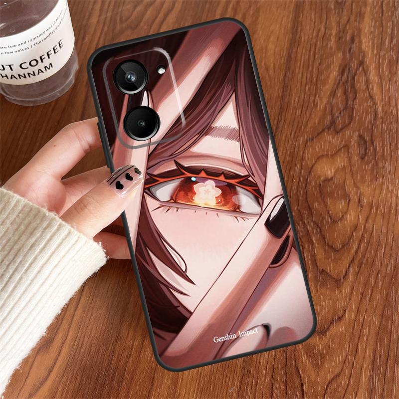 

Чехол Genshin Impact Zhongli Hutao для Realme GT7 Pro GT6 15 10 11 12 13 14 Pro Plus C75 C65 C55 C63 C61 C53 C67 C35 C71 Realme C31