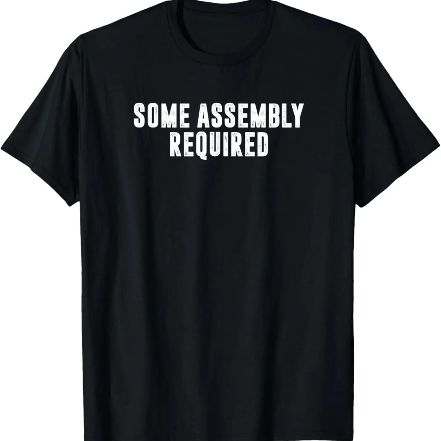 

Funny Some Assembly Required Sarcastic Amputee T-Shirt XXXXXL