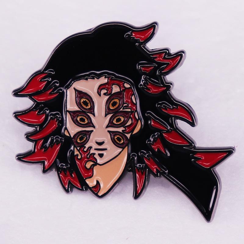 Anime-Themed Brooch Set