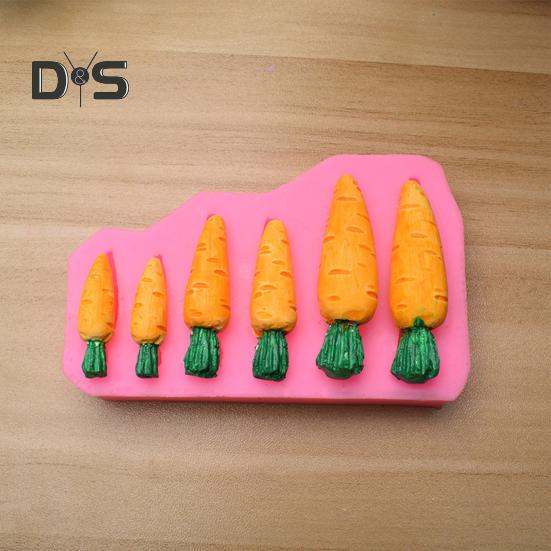 Kuchenform, Karottenmuster, Backwerkzeuge, Silikon, hitzebeständig, Gebäckform für die Bäckerei