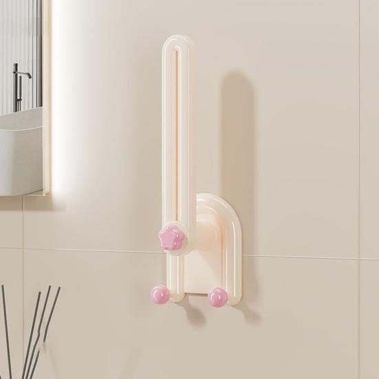 Wall-Mounted Hair Tie Holder Horizontal Vertical Hair Accessories Organizer Adhesive Hair Ties Ropes Bands Organizer for Bathroom Cabinet Bedroom Wall