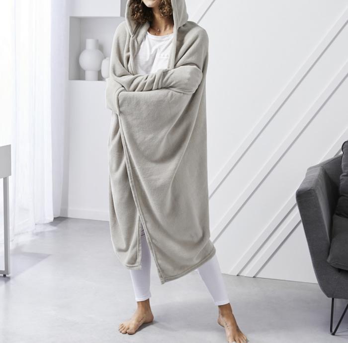 Plaids - PROMO LINGE - Polaire - Polyester - 165x115cm - dune