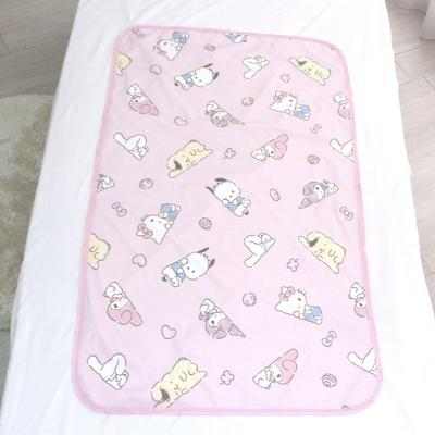 Sanrio Sanrio Characters Pile Fabric Bedwetting Sheets 70 X 120cm Kuromi My Melody Kitty Cinnamoroll Pochacco Pompompurin Waterproof Sheets (SANRIO)