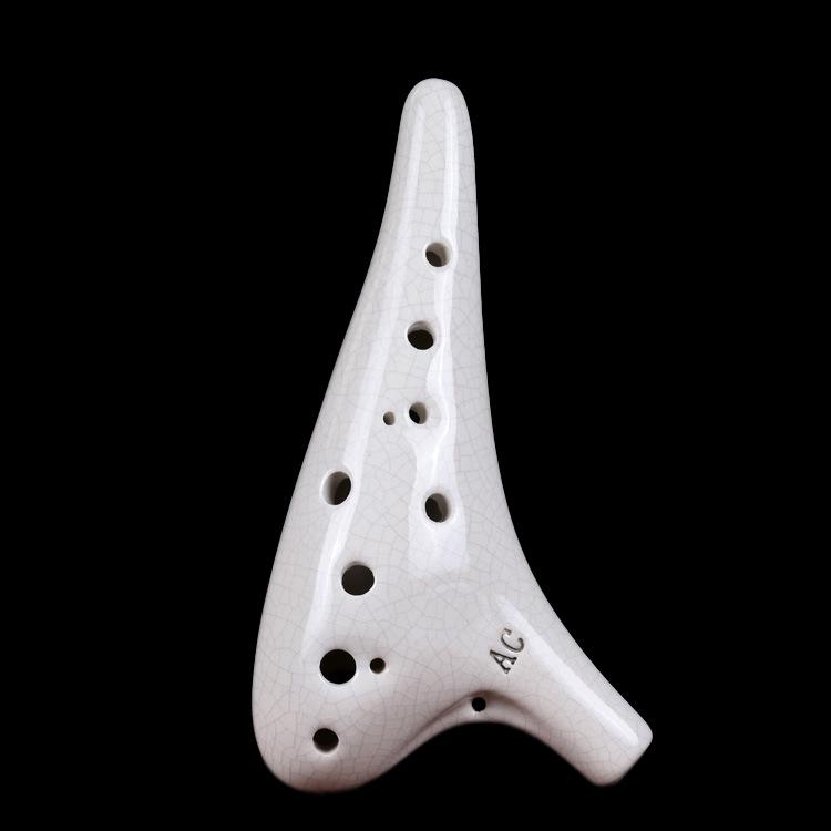 Instrument muzical Ocarina din ceramică Ocarina Legendă cu 12 găuri Accesoriu pentru instrumente muzicale profesionale Ocarina of Time Cadouri