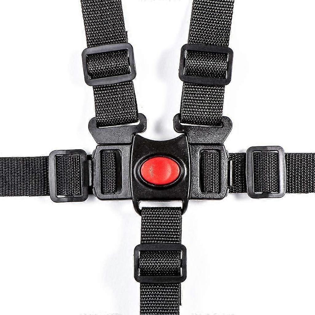 Baby Safety Belt Harness - Adjustable 5 Point Safety Harness - Universal For High Chair, Stroller