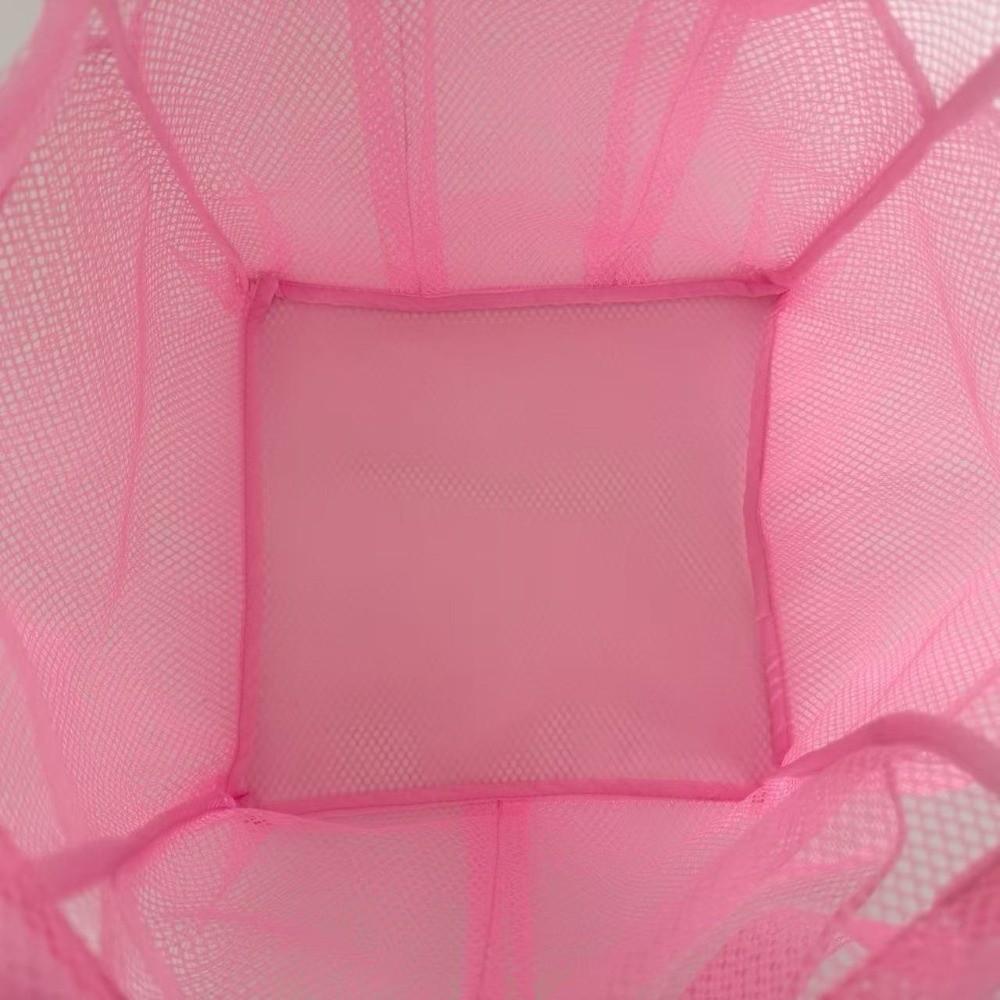 Bathroom Organizer Mesh Shower Bag Portable Drawstring Bag Makeup Storage Storage Bag  Gym
