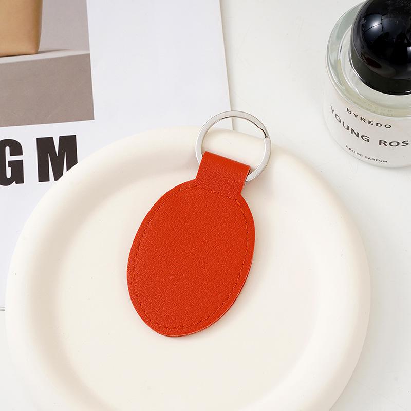 Минималистичный кожаный брелок и подвеска для сумки