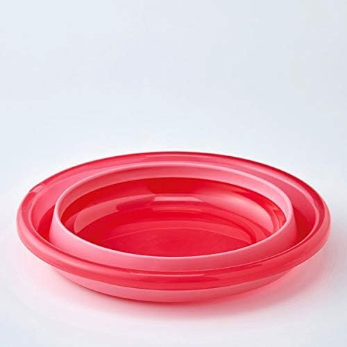 Aimedia Faltbare Waschwanne, ca.. 5L, Becken, Eimer, Faltbar, Kompakt, Platzsparend, Mehrzweck, Reinigung, Wäsche, Bad, Einweichen, 31cm