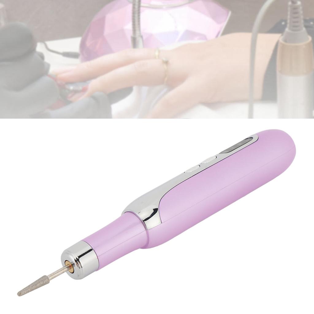 Nail Drill NaMachine Kit Portable Electric Nail File Set Nail Tools 0-15000rpm Rechargble Nail Grind  for Home Nail Salon