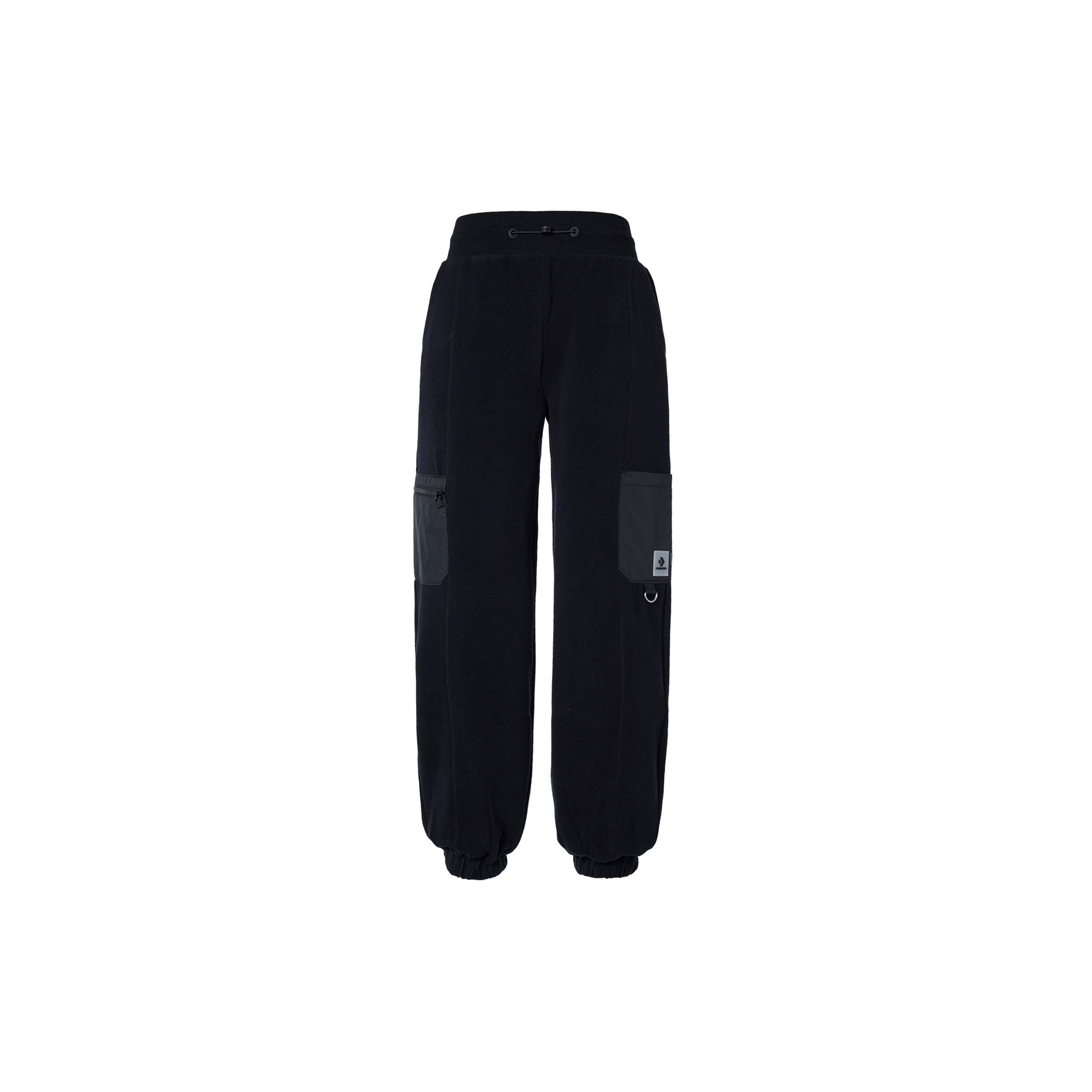 

New Converse Knitted Sports Pants Women s Black 10025681-A02 S
