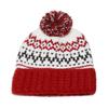 2025 autumn and winter new fair island bohemian geometric rhombus jacquard knitted hat big head circumference wool hat women