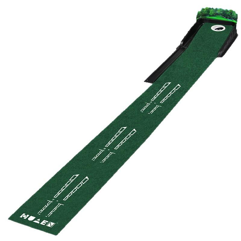 

Portable Golf Putting Green Trainer Mat Mini Golf Green Putter Mat Portable Indoor and Outdoor Golf Practitioner For Home Office
