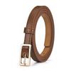 Elastic Women Belts Strap Thin Skinny Ladies Dress Waist Belt Leather Buckle Female Red Belts Thin Ladies Designer Waistband