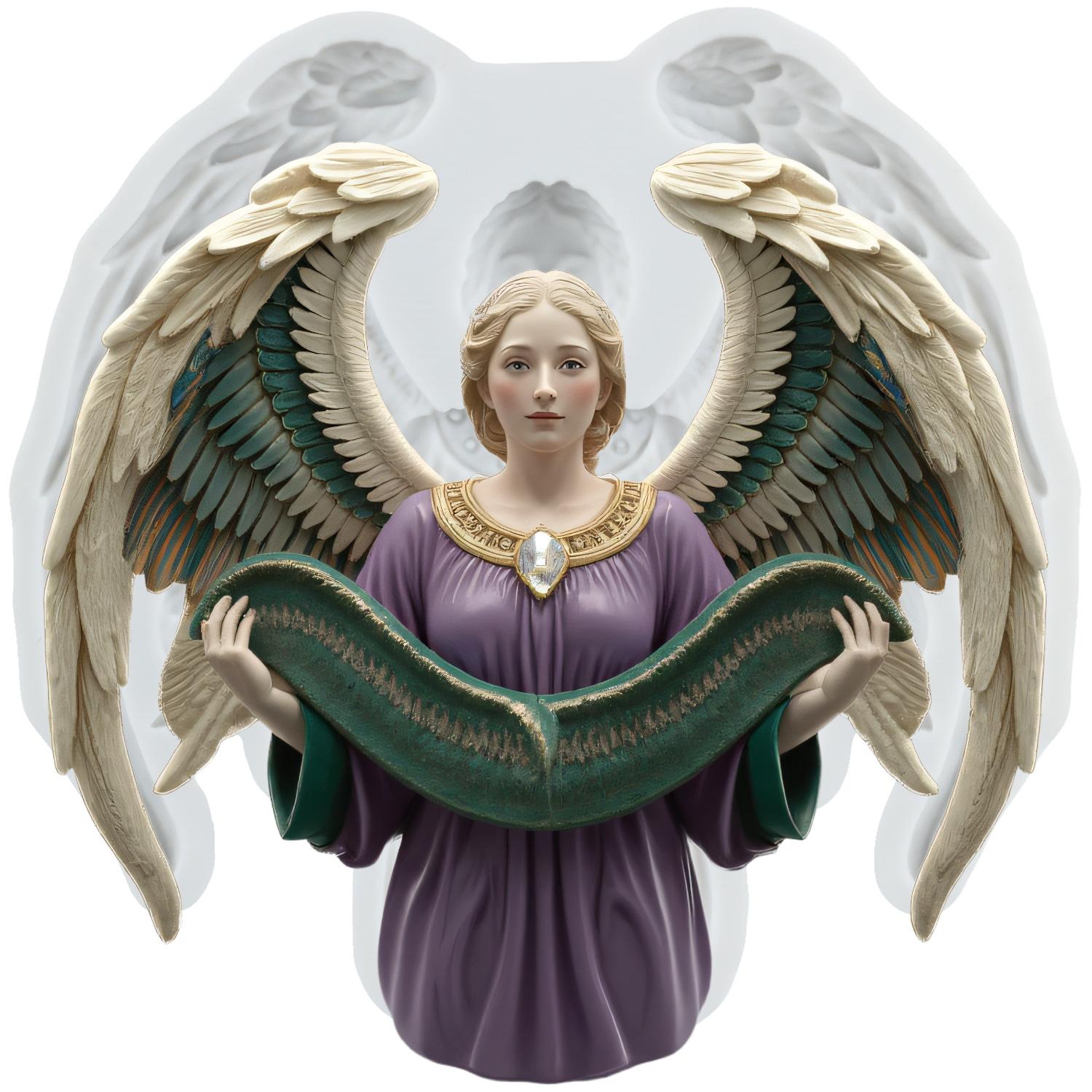 

Силиконовые формы Ангел-хранитель Форма для ангела из мастики Инструменты для украшения торта Топпер для кекса Конфета Шоколад Форма для гампасты