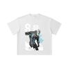260 GSM Double Yarn 32 Count 100% Cotton Kaiju No 8 V6 Kafka Print Unisex Heavy Cotton T Shirt