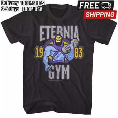 He-Man Az Univerzum Urai Skeletor Eternia Edzőterem 1983 Férfi Póló He-Man Súlyzók Uniszex Póló