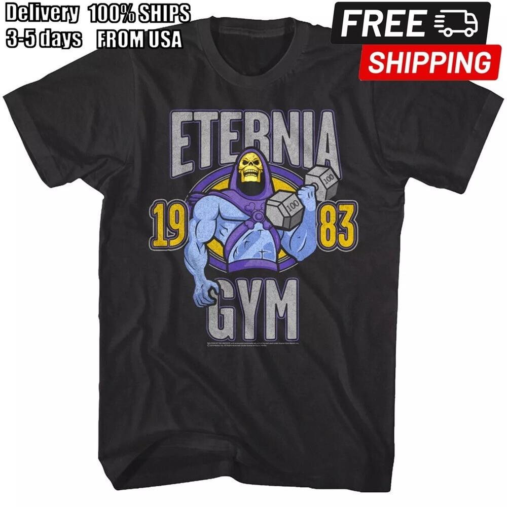 Masters of the Universe Skeletor Eternia Fitnessstudio 1983 Herren T-Shirt He-Man Gewichte Unisex T-Shirt
