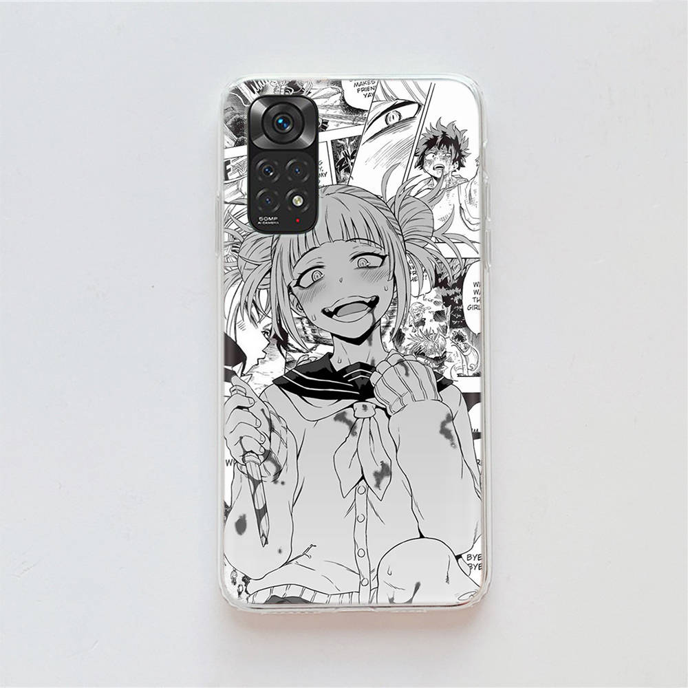 DT3 Hero Academia Toga Case for Samsung A04 A14 A23 A34 A54 M23 M33 M52 M53 Realme 10 9 C30S C35 C55 VIVO Y02S Y21 Y33S Y51 X80 Pro Clear Cover