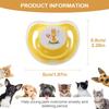 Cat Pacifiers For Kittens Pet Suckling Puppy Pacifiers 4 Pieces Butterfly-Shaped Silicone Toy With Dust Cover For Pet Animals