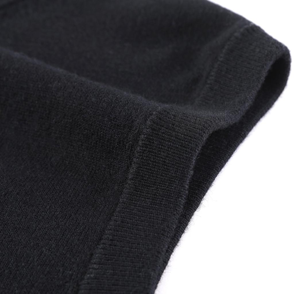 [Sheep Wool+cashmere] Autumn and Winter Business Leisure Thickened Warm V-neck Men's Wool Sweater Vest
