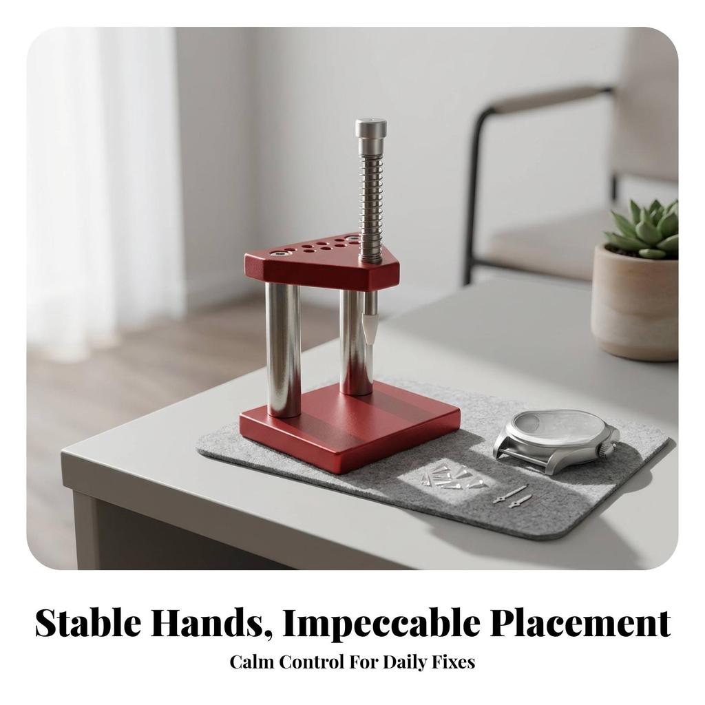 Watch Hand Press Tool Exact Installation Bench-Style