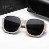 1 Pair Polarized Sunglasses UV400 Protection High Definition Lenses Folding Cover Design Functional Polarized Eyewear