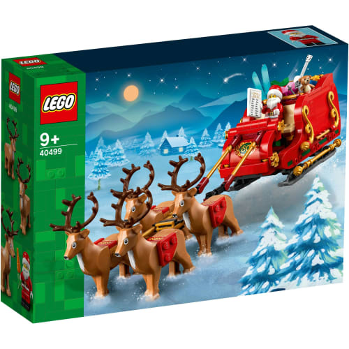 LEGO Christmas Santa's Sleigh Toy Present Birthday Block Decoration Boys Girls Children 9 Years Old 10 Years Old 11 Years Old Elementary School Studen