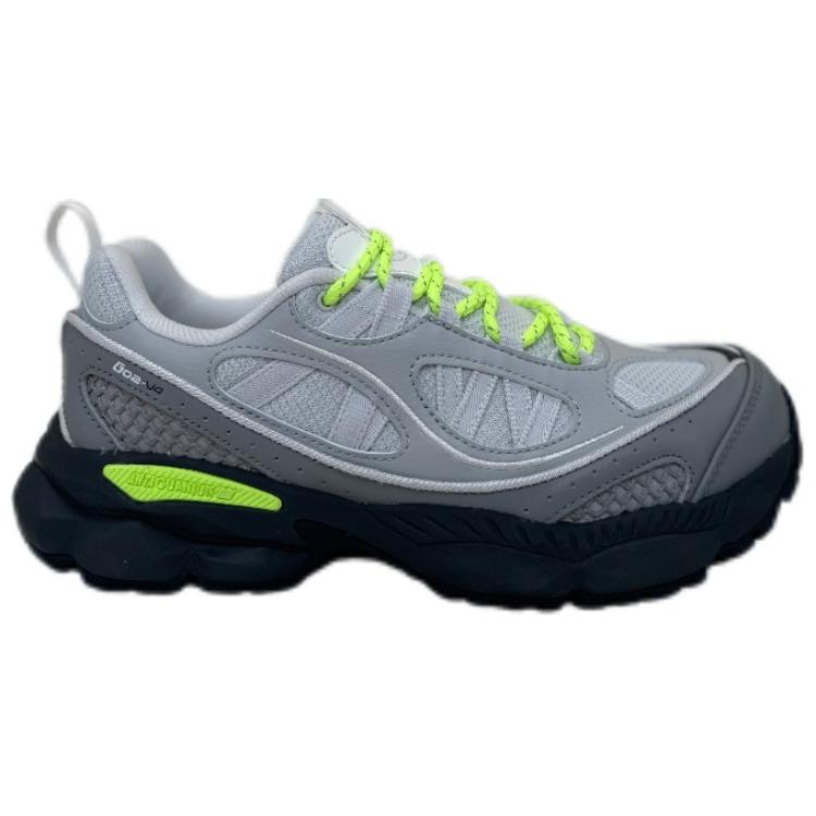 New Anta Non Slip Wear Resistant Shock Absorption Low Top Casual Shoes Women's Gray 122518813AS-5