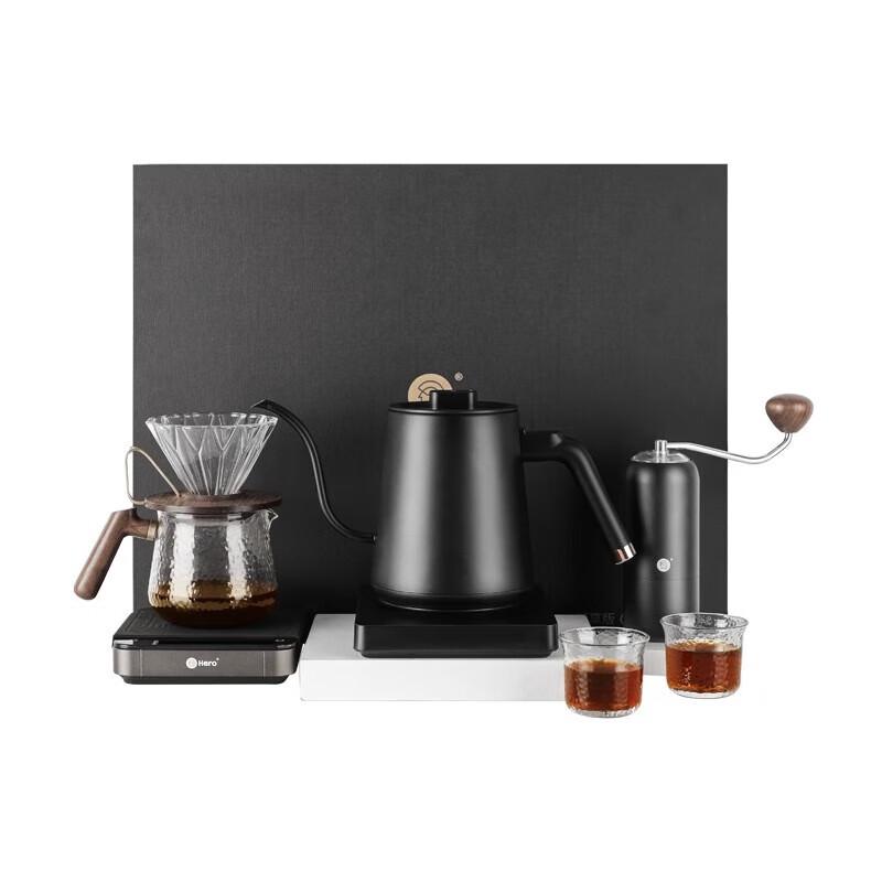 Hero Pour Over Coffee Maker & Hand Grinder Set