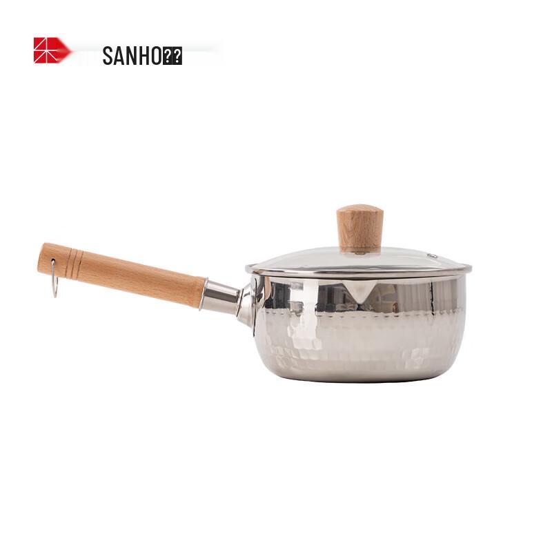 Sanhe 16cm 304 Stainless Steel Japanese Yukihira Pot