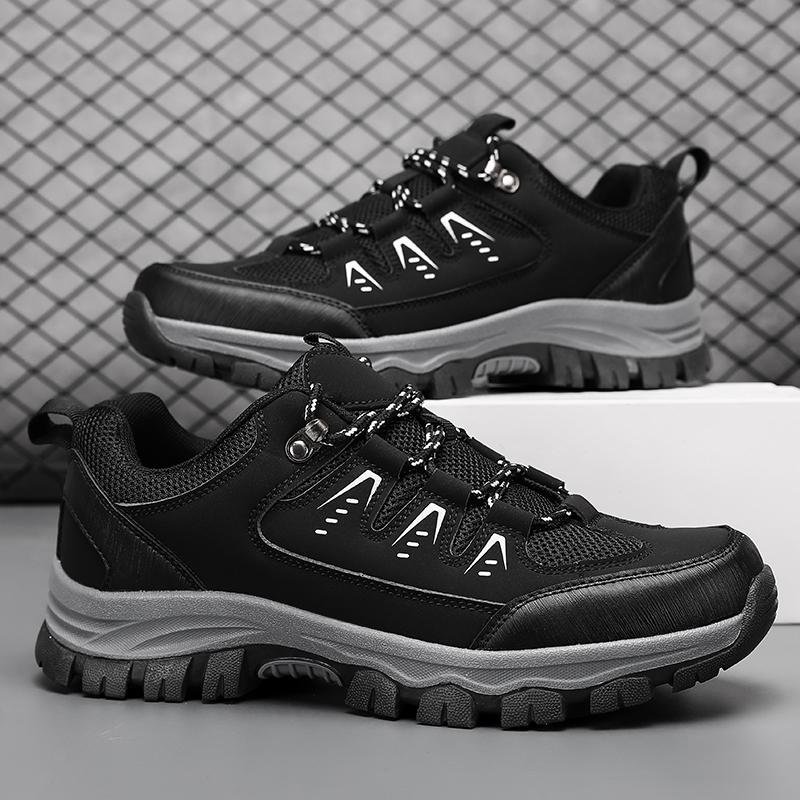 Men‘S Outdoor Hiking Shoes Tourist Trekking Sneakers Mountain Climbing Trail Jogging Shoes Wear-Resistant Trekking Walking