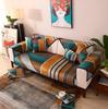 Geometric Lines Sofa Cover Cushion Stripe Four Season Sofa Armchair Backrest Towel Non Slip Couch Luxurious 3 Seater Sofa Cover