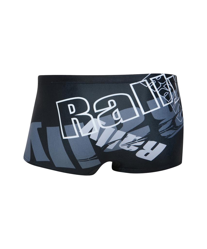 Laelliseupocheu [Qsmr221 Blk] Logo Play Square Short Rectangular Black