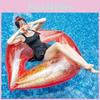 Red Lip Inflatable Float Bar For Adults Swimming Pool Party Photography Props Pvc Material
