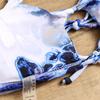 New Women's Swimsuit Sexy  Printing Split Swimsuit Tight Bikini Set