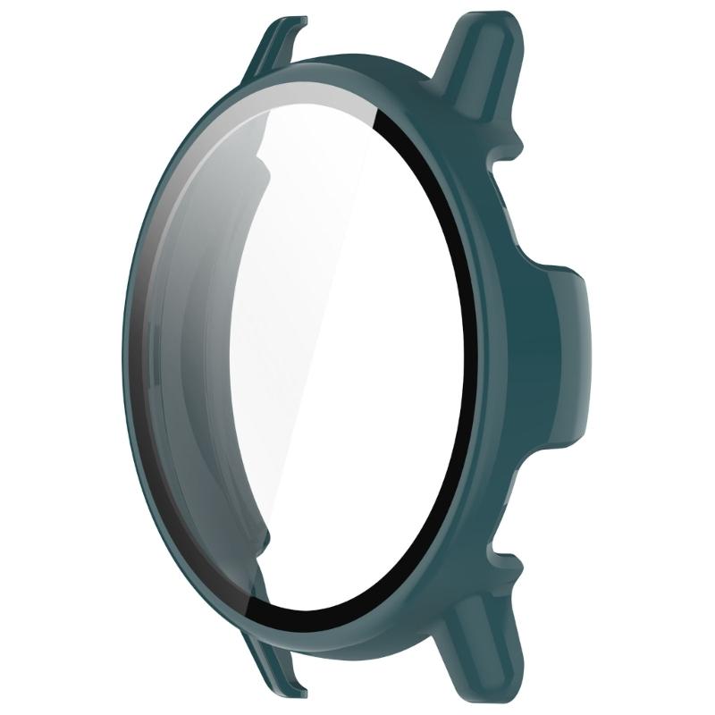 Tempered Glass Film+Case Screen Protector Full Coverage Cover Anti-scratch Shell Watch Housing For Vivoactive 5 Active 5