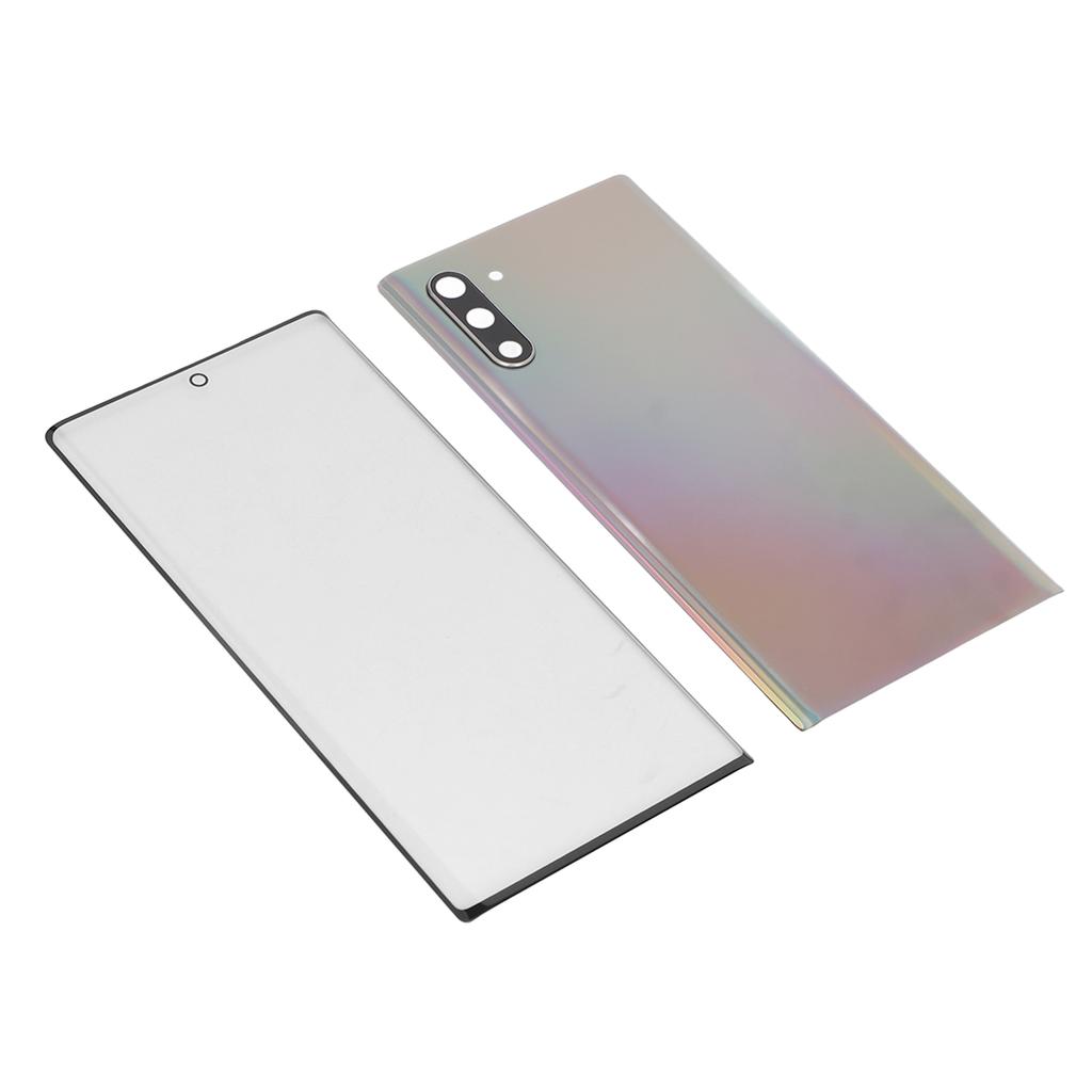 Replacement Back Glass Cover Front Screen Glass Repair Kits for Samsung Galaxy Note 10 Colorful