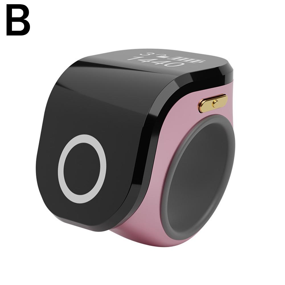 Digital Counter Portable Points Rechargeable Ring Ring Idea Tally Counter Smart Touch Screen Finger Counter for Muslims Prayer