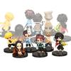 12pcs/set Anime Demon Slayer Kamado Nezuko Kamado Tanjuurou Battle Version Action Figure Collectible Models Toys 10cm