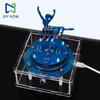 Rotating Music Box Diy Electronic Kit DC 5V Ballet Girl Circuit Board To Make Welding Practice Water Light Ornaments Micro USB