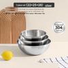 ZISIZ Stainless Steel Mixing Bowls Set