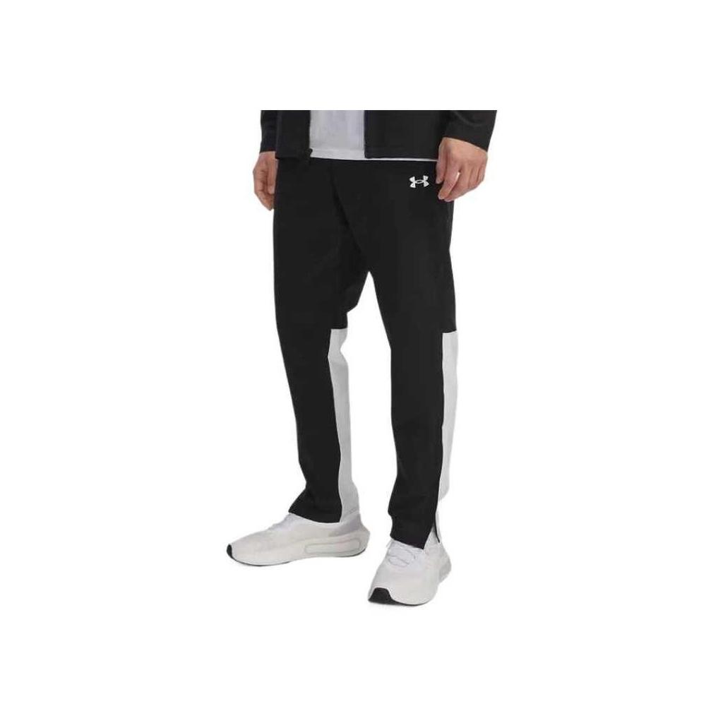 Under Armour Rival Storm Comfortable Fashionable Simple Versatile Sports Long Pants Men bottoms Black 1390160-001