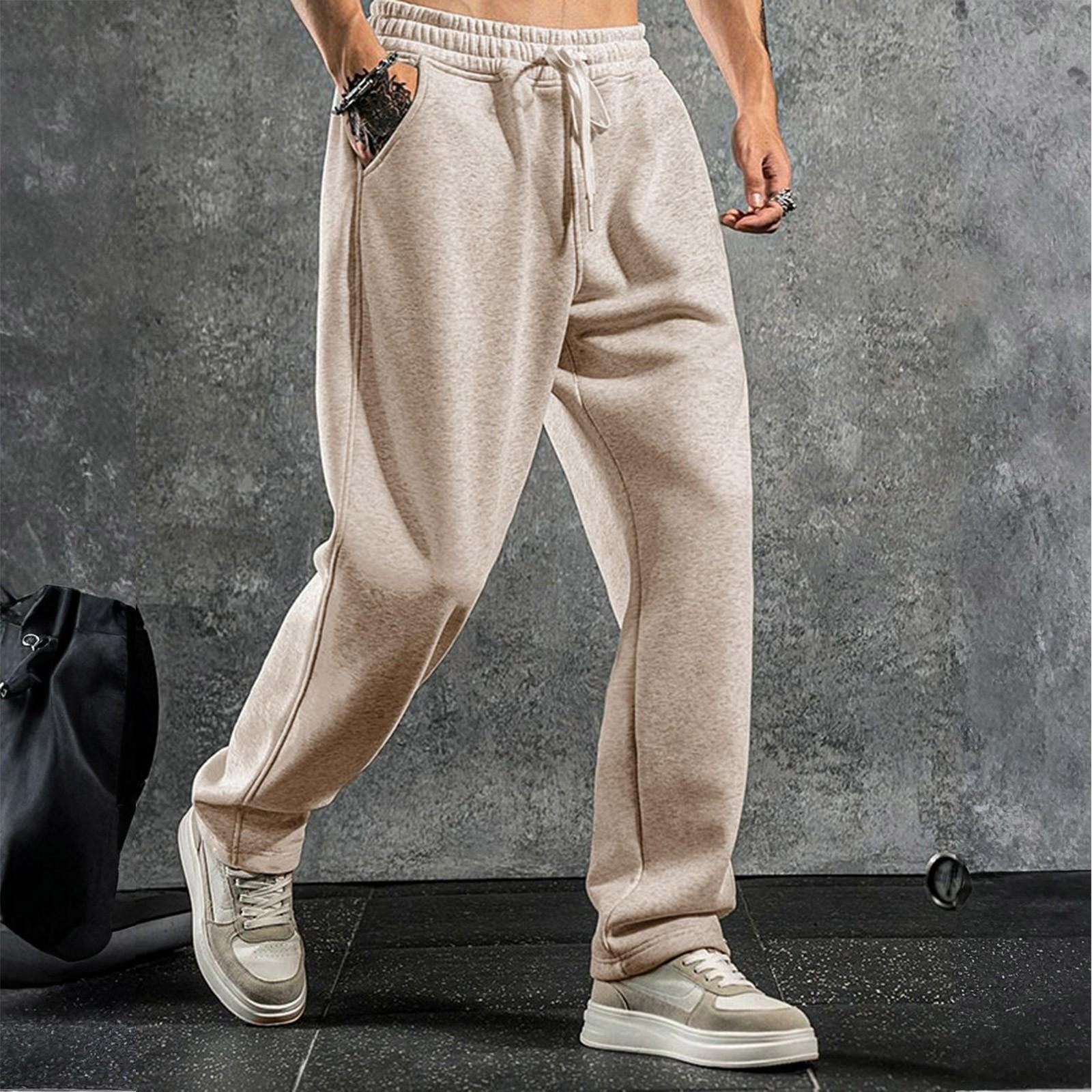 

Мужские спортивные брюки с петлями, Повседневные брюки с цветными блоками, Мужские свободные брюки XXL