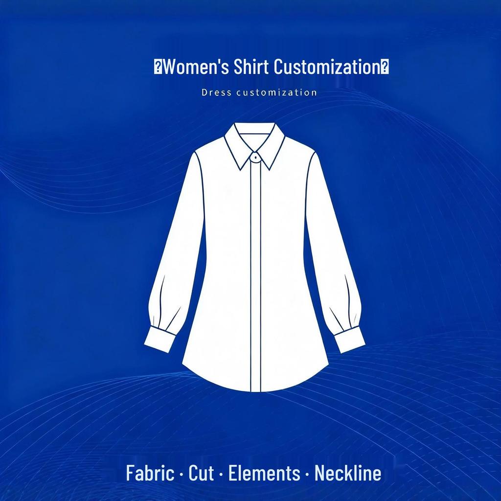 Custom Women's Shirts in Euro-American Cross-border Style