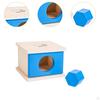 Object Permanence Box Coordination Training Fine Motor Skill Sensory Toy Wooden Block Early