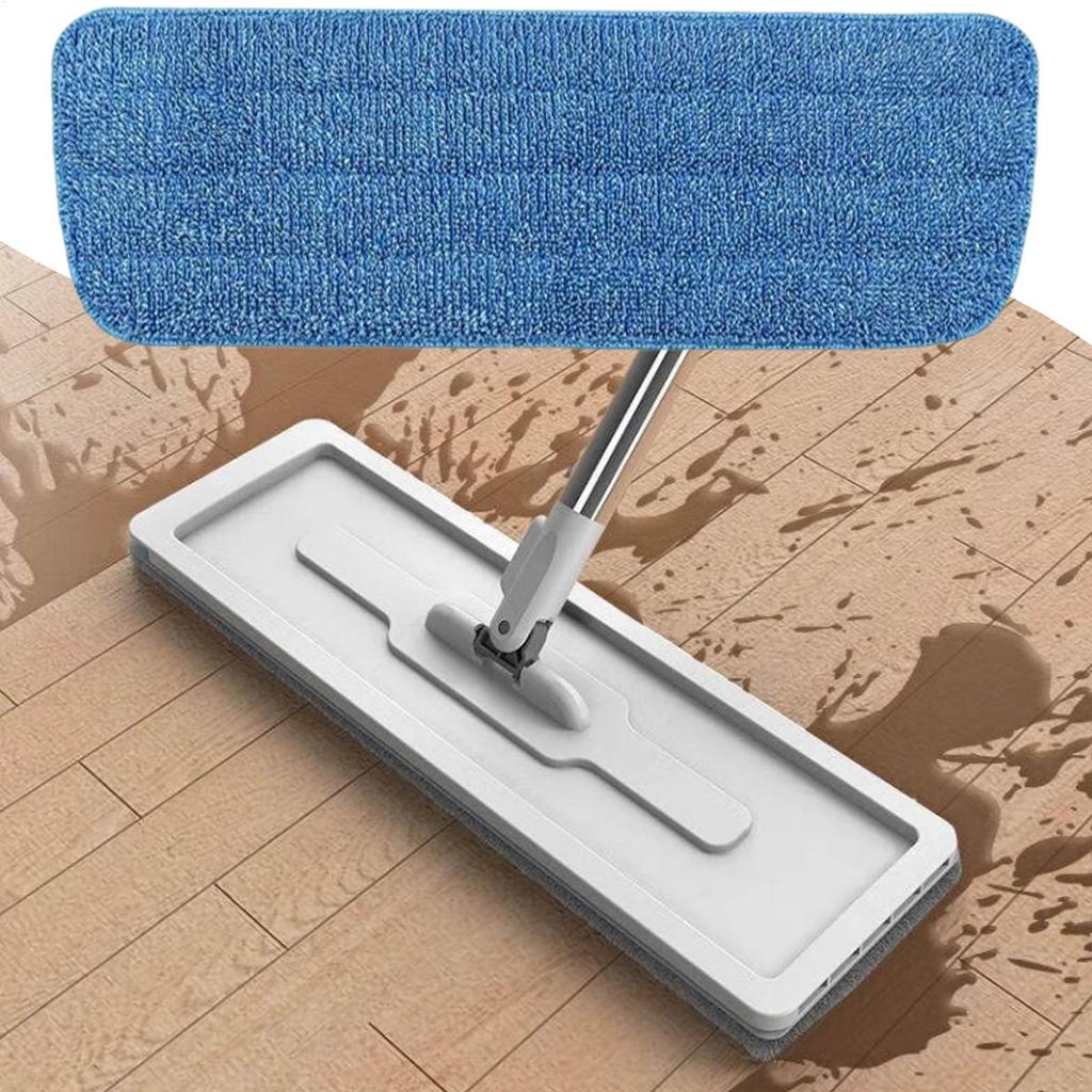 Mop Pad Replacement Wooden Floor Cleaning Cloth Foldable Mop Cloth Replacement for Commercial Bathroom Living Room Hardwood