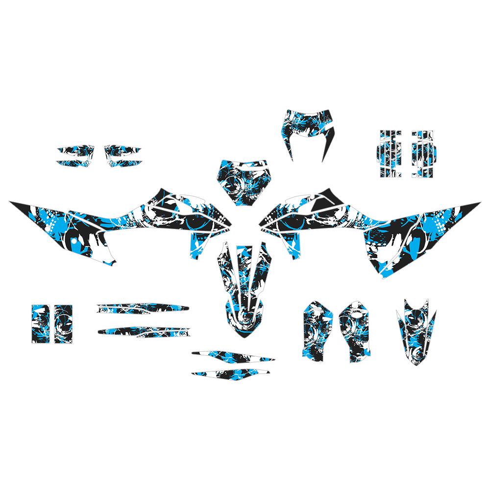 Motorcycle Stickers for EXC, XC, XCW Models (2019-2022, 125-500)